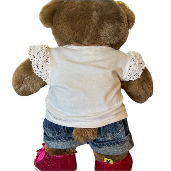 Build -A -Bear Workshop Retired Bearemy Brown Teddy Bear  15" with Cute Outfit - Picture 5 of 8